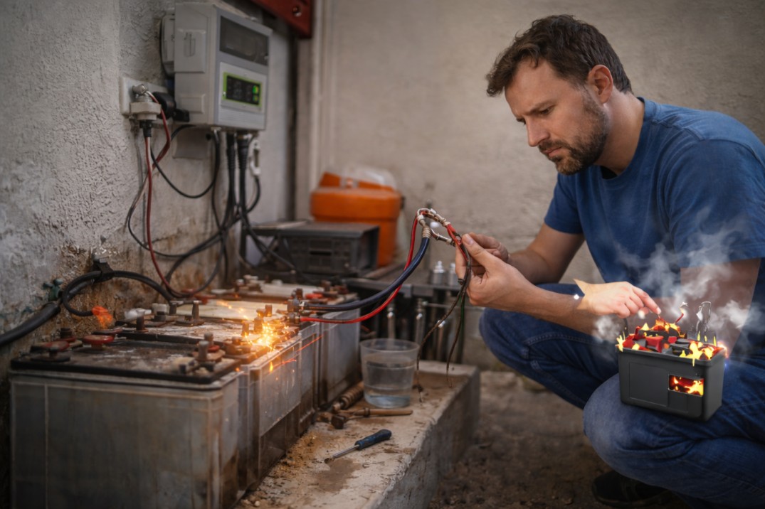 What leads to inverter battery failures